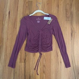 NWT American eagle purple/mauve top